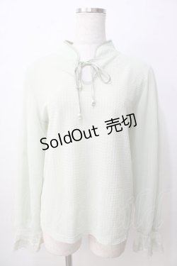 画像1: axes femme / 接触冷感ラメ刺繍Ｔシャツ F ミント Y-25-09-14-050-AX-TS-SZ-ZI