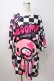 画像1: ACDC RAG / チェックグルーミー ヒュージ T F 黒×白 Y-25-09-14-059-PU-TO-SZ-ZY (1)