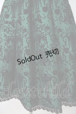 画像4: ALICE and the PIRATES / シャンデリアフロッキー ジャンパースカート  グリーン Y-25-09-14-062-PA-OP-SZ-ZY