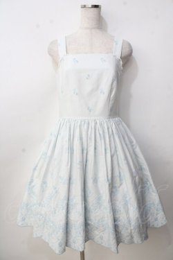 画像1: Moi-meme-Moitie / May lilyジャンパースカート 9号 ライトブルー×アクアブルー Y-25-09-14-063-MO-OP-SZ-ZY