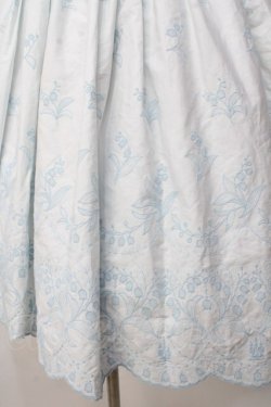 画像4: Moi-meme-Moitie / May lilyジャンパースカート 9号 ライトブルー×アクアブルー Y-25-09-14-063-MO-OP-SZ-ZY