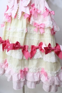 画像4: BABY,THE STARS SHINE BRIGHT / Cutie Whipped cream parfaitジャンパースカート  レモン Y-25-09-14-064-BA-OP-SZ-ZY