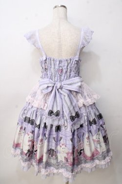 画像2: Angelic Pretty / Princess Puppyティアードジャンパースカート  ラベンダー Y-25-09-14-065-AP-OP-SZ-ZY