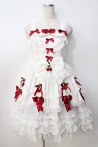 仲夏物語 / Strawberry Angel ジャンパースカート S タイプ2ホワイト Y-25-09-14-067-EL-OP-SZ-ZT361