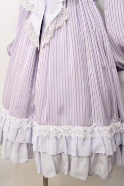 画像4: BABY,THE STARS SHINE BRIGHT / Little Kitten Luluna ストライプワンピース  ラベンダー Y-25-09-14-068-BA-OP-SZ-ZY