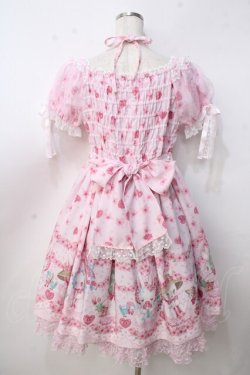 画像2: Angelic Pretty / Ohanami Bunnyワンピース  ピンク Y-25-09-14-069-AP-OP-SZ-ZY