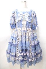Angelic Pretty / Romantic Jewelry Dress  ブルー Y-25-09-14-071-AP-OP-SZ-ZY