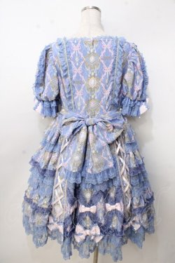 画像2: Angelic Pretty / Romantic Jewelry Dress  ブルー Y-25-09-14-071-AP-OP-SZ-ZY