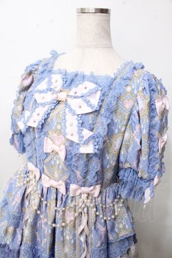画像3: Angelic Pretty / Romantic Jewelry Dress  ブルー Y-25-09-14-071-AP-OP-SZ-ZY