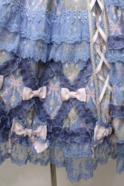 画像5: Angelic Pretty / Romantic Jewelry Dress  ブルー Y-25-09-14-071-AP-OP-SZ-ZY