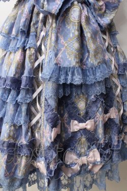画像8: Angelic Pretty / Romantic Jewelry Dress  ブルー Y-25-09-14-071-AP-OP-SZ-ZY