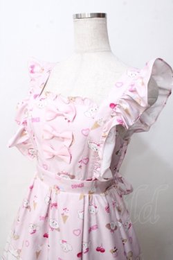 画像3: axes femme kawaii / ダイナーカフェジャンパースカート M ピンク Y-25-09-14-076-AX-OP-SZ-ZY