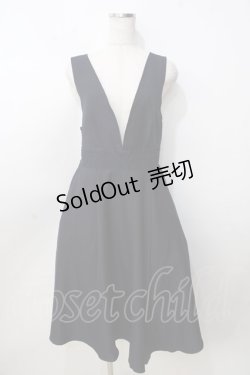 画像1: axes femme / アシンメトリーヘムジャンスカ M 紺 Y-25-09-14-077-AX-OP-SZ-ZY