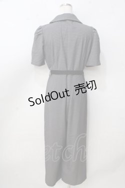 画像2: an another angelus / レトロ開衿オールインワン F 黒 Y-25-09-14-081-CA-OP-SZ-ZT0923Y