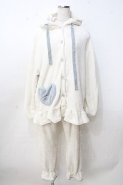 画像1: m petit by misako / TT*AMMFウサミミ M 中水色 Y-25-09-14-085-LO-OP-SZ-ZY
