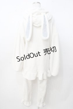 画像2: m petit by misako / TT*AMMFウサミミ M 中水色 Y-25-09-14-085-LO-OP-SZ-ZY