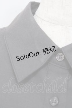 画像3: 【SALE】evelyn / リボンビスチェ付きシャツワンピース  グレー Y-25-09-14-086-LO-OP-SZ-ZT357