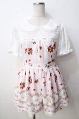 Ank Rouge / afternoon tea print set up M ピンク Y-25-09-14-088-CA-OP-SZ-ZT512