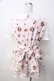 画像2: Ank Rouge / afternoon tea print set up M ピンク Y-25-09-14-088-CA-OP-SZ-ZY (2)