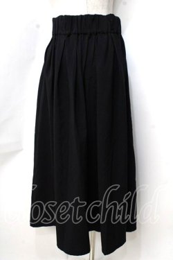 画像2: axes femme / ハイウエストプリーツ袴パンツ F 黒 Y-25-09-14-095-AX-PA-SZ-ZY