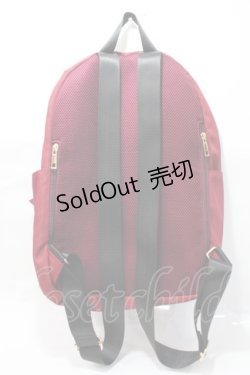画像2: 【SALE】axes femme / ロゴプレートデザインリュック  赤 Y-25-09-14-014-AX-BG-SZ-ZT386