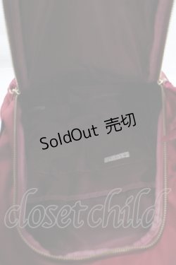 画像3: 【SALE】axes femme / ロゴプレートデザインリュック  赤 Y-25-09-14-014-AX-BG-SZ-ZT386