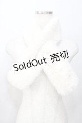 axes femme POETIQUE / ファーマフラー  生成り Y-25-09-14-020-AX-ZA-SZ-ZT422