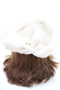 axes femme / オーガンジーリボンベレー 57.5 生成り Y-25-09-14-021-AX-AC-SZ-ZY