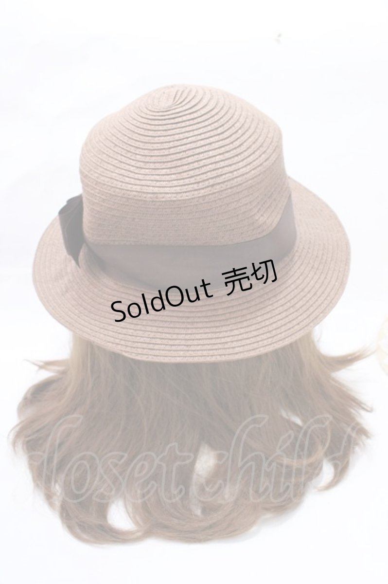 画像3: 【SALE】m petit by misako / グログランリボンカンカンボウ  中茶 Y-25-09-14-023-LO-AC-SZ-ZTK016 (3)