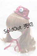 ALICE and the PIRATES / クリスの目玉付きミニハット  ワイン Y-25-09-14-025-PA-AC-SZ-ZY