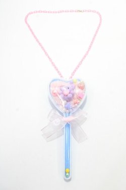 画像3: Nile Perch / ハートステッキくまさんネックレス  ブルー Y-25-09-14-003-LO-AC-HR-ZY