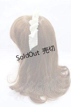 画像2: Innocent World / フリルサテンリボンカチューシャ  アイボリー Y-25-09-14-027-IW-AC-SZ-ZY