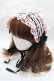 画像1: MAM MAXICIMAM / プリンセスローズヘッドドレス  黒×ピンク Y-25-09-14-030-LO-AC-SZ-ZY (1)