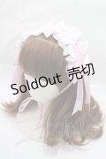 kemono mimi / ロリータヘッドドレス  ピンク×白 Y-25-09-14-032-LO-AC-SZ-ZT486-F006