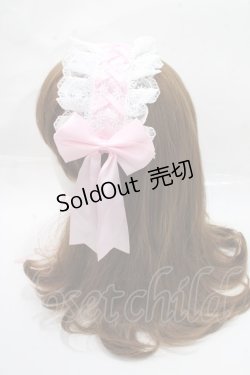 画像2: kemono mimi / ロリータヘッドドレス  ピンク×白 Y-25-09-14-032-LO-AC-SZ-ZT486-F006