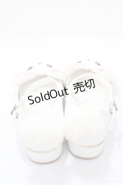 画像3: BABY,THE STARS SHINE BRIGHT / くまくみゃちゃんシューズ L 白×ピンク Y-25-09-14-038-BA-SH-SZ-ZY