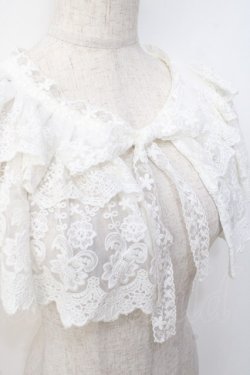 画像3: axes femme / 繊細レース付け襟  白 Y-25-09-16-026-AX-ZA-SZ-ZY