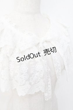 画像3: axes femme / 繊細レース付け襟  白 Y-25-09-16-026-AX-ZA-SZ-ZY