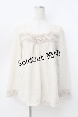 画像1: axes femme / ラメドットニットプル  生成り Y-25-09-16-027-AX-TO-SZ-ZY