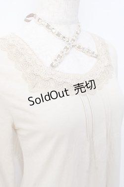 画像4: axes femme / ストラップ付きインナープルオーバー  生成り Y-25-09-16-028-AX-TO-SZ-ZY