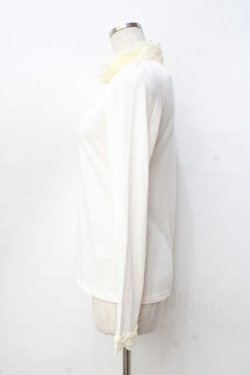 画像2: axes femme / ふりふり薔薇モチーフインナー  生成り Y-25-09-16-029-AX-TO-SZ-ZY
