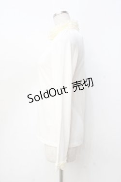 画像2: axes femme / ふりふり薔薇モチーフインナー  生成り Y-25-09-16-029-AX-TO-SZ-ZI