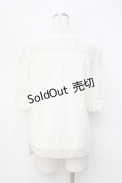 画像3: axes femme / 総レースプルオーバー  生成り Y-25-09-16-030-AX-TO-SZ-ZY