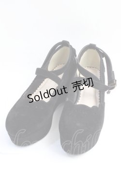 画像1: axes femme POETIQUE / 厚底ボリュームヒールパンプス M 黒 Y-25-09-16-004-AX-SH-SZ-ZY