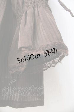 画像3: axes femme / フリルブラウス  ブラウン Y-25-09-16-033-AX-BL-SZ-ZY