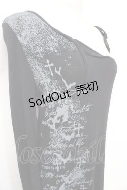 画像5: GHOST of HARLEM / コウモリptイレヘムカットワンピ F 黒 Y-25-09-16-037-GL-OP-SZ-ZY