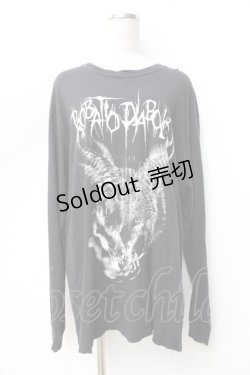 画像1: CIVARIZE / ヴィンテージ加工アニマルプリントロンT F ブラック Y-25-09-16-038-GO-TO-SZ-ZS