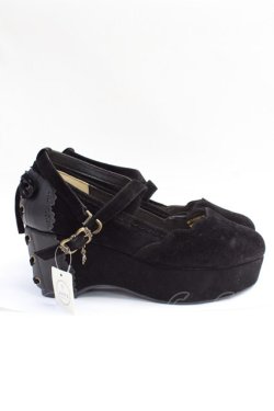 画像4: axes femme POETIQUE / 厚底ボリュームヒールパンプス M 黒 Y-25-09-16-004-AX-SH-SZ-ZY