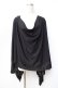 画像1: BPN FOR MEN / イレギュラーカーデ M 黒 Y-25-09-16-040-GO-TO-SZ-ZY (1)