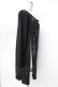 画像2: BPN FOR MEN / プリント入りレイヤード風ロングトップス M 黒 Y-25-09-16-043-GO-TO-SZ-ZY (2)